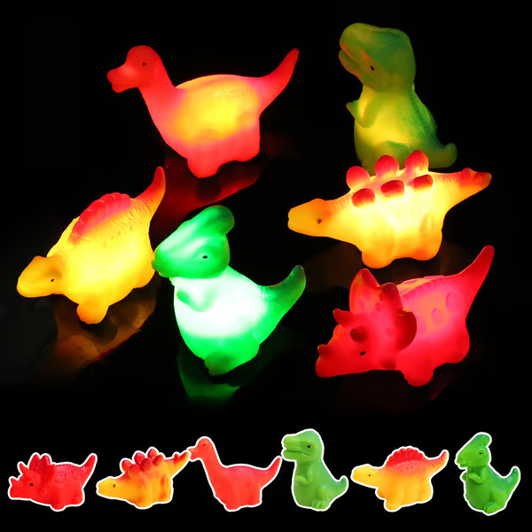 Light-up Bath Toys 🦖🧜‍♀️