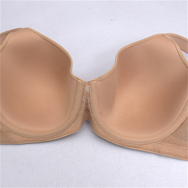Seamless Anti-Sagging Wide Strap Bra