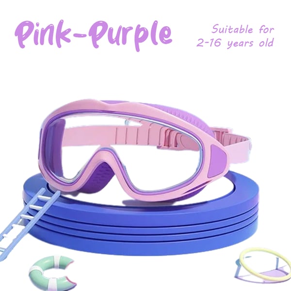 🎉Last day promotion🔥HD children's large frame waterproof and anti-fog swimming goggles