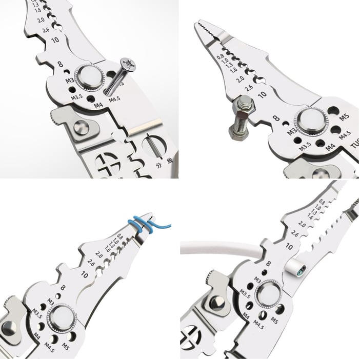 🔥Multifunctional Wire Stripper Crimper Cable Cutter Pliers