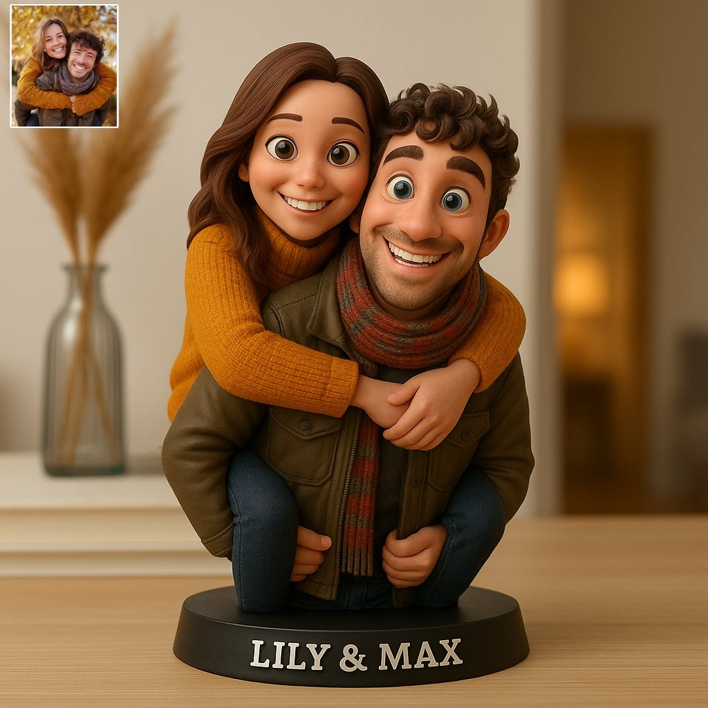 Personalized photo cartoon-style plaques