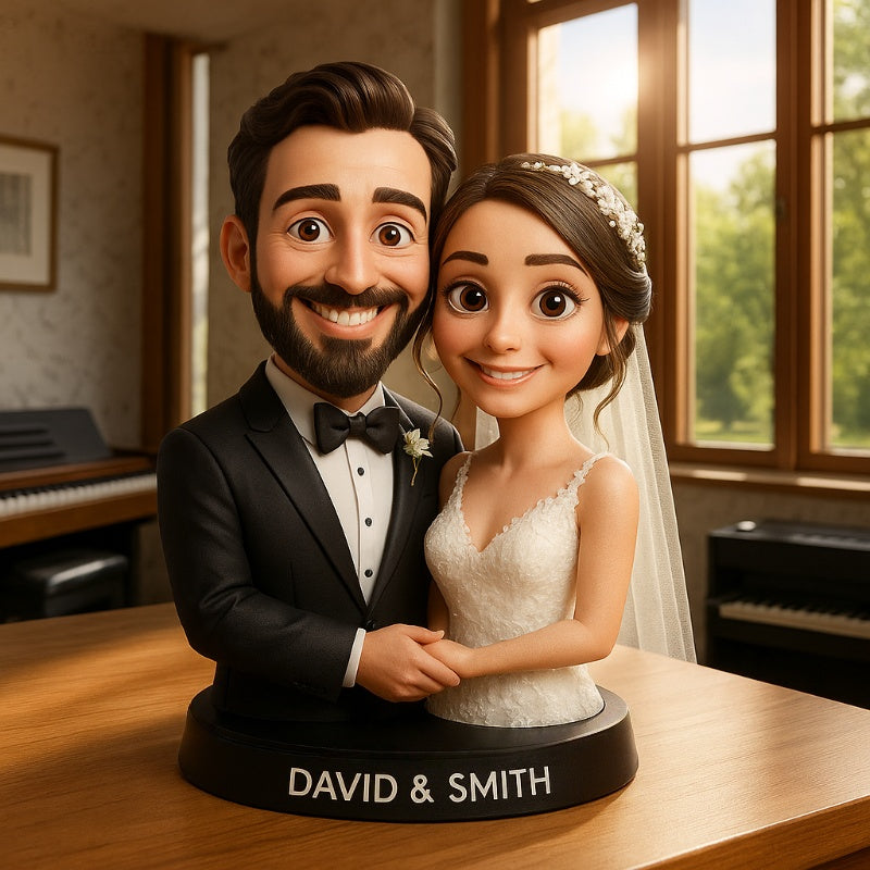 Personalized photo cartoon-style plaques