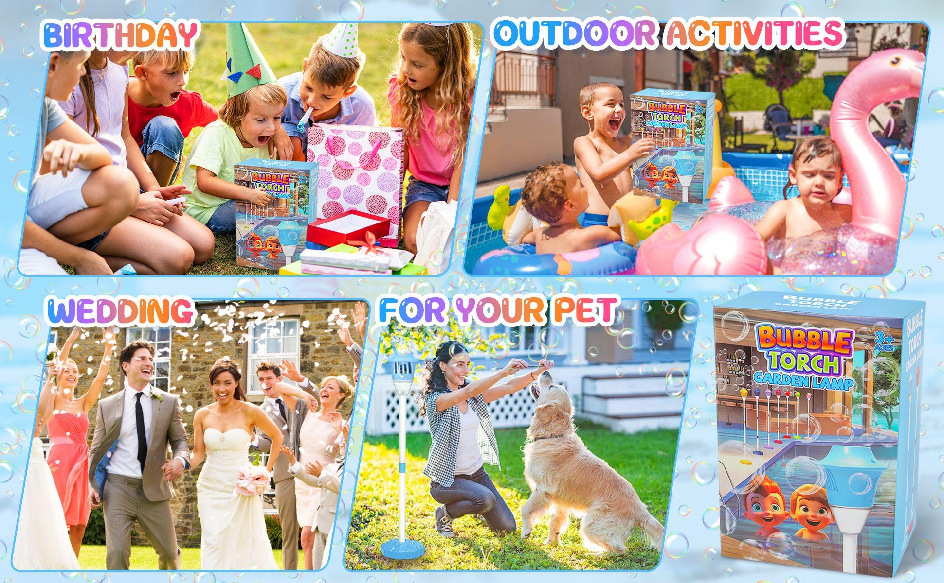 Children's Electric Streetlight Bubble Machine