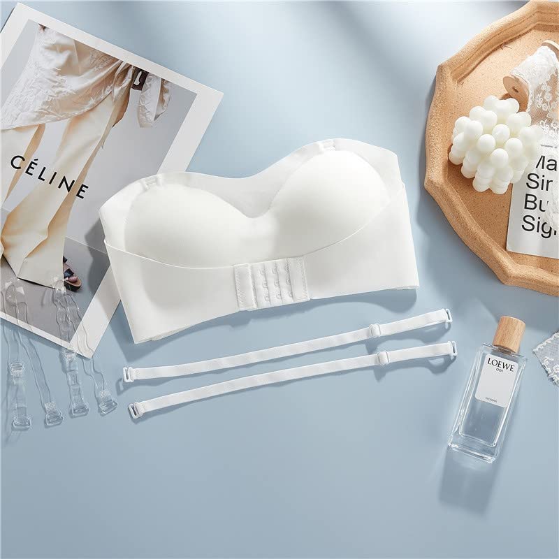 Women Lingerie Strapless Front Buckle Lift Bra
