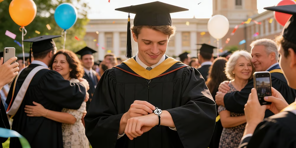 Graduation Commemorative Bracelet （Includes Doctoral Cap Box）