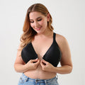 Plus Size Front Button Bra