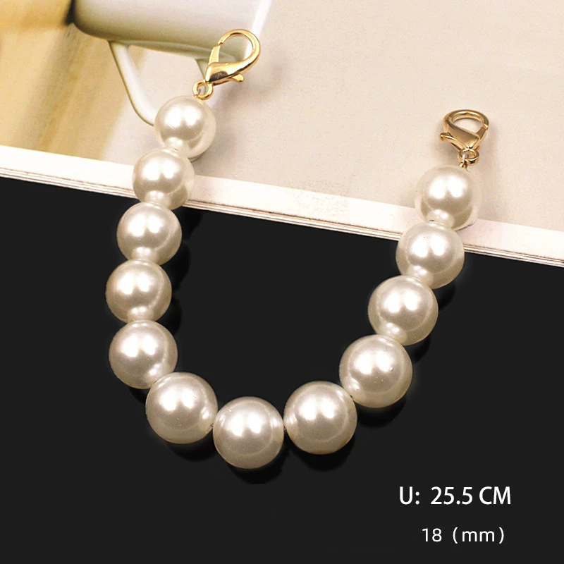 Pearl Chain Strap 8MM Handmade Bag Strap Accessories