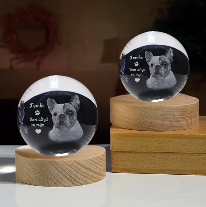 Custom 3D Crystal Ball Light-Up