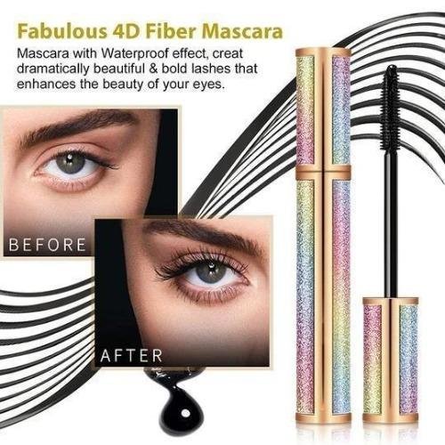 2022 4D Galaxy Waterproof Silk Fiber Thick Lengthening Mascara