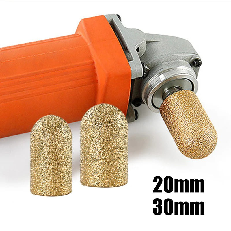 Vacuum brazed circular grinding head abrasive