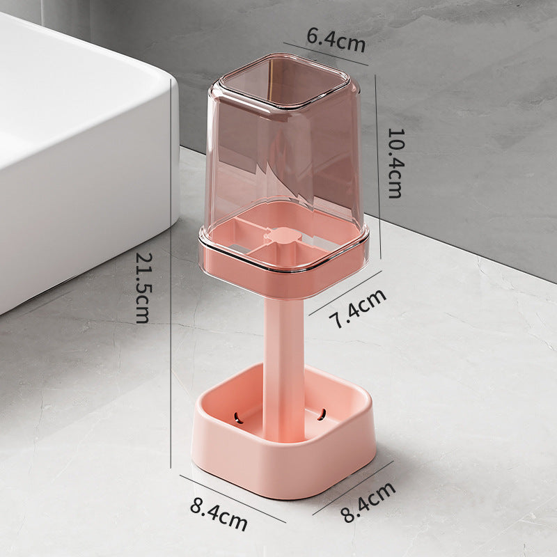 High/Low Mouthwash Cup Toothbrush Holder