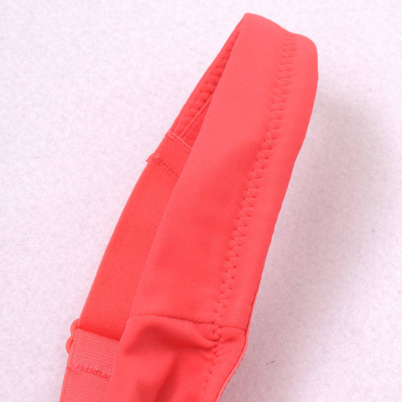 Ultra Thin Wide Strap Solid Bra