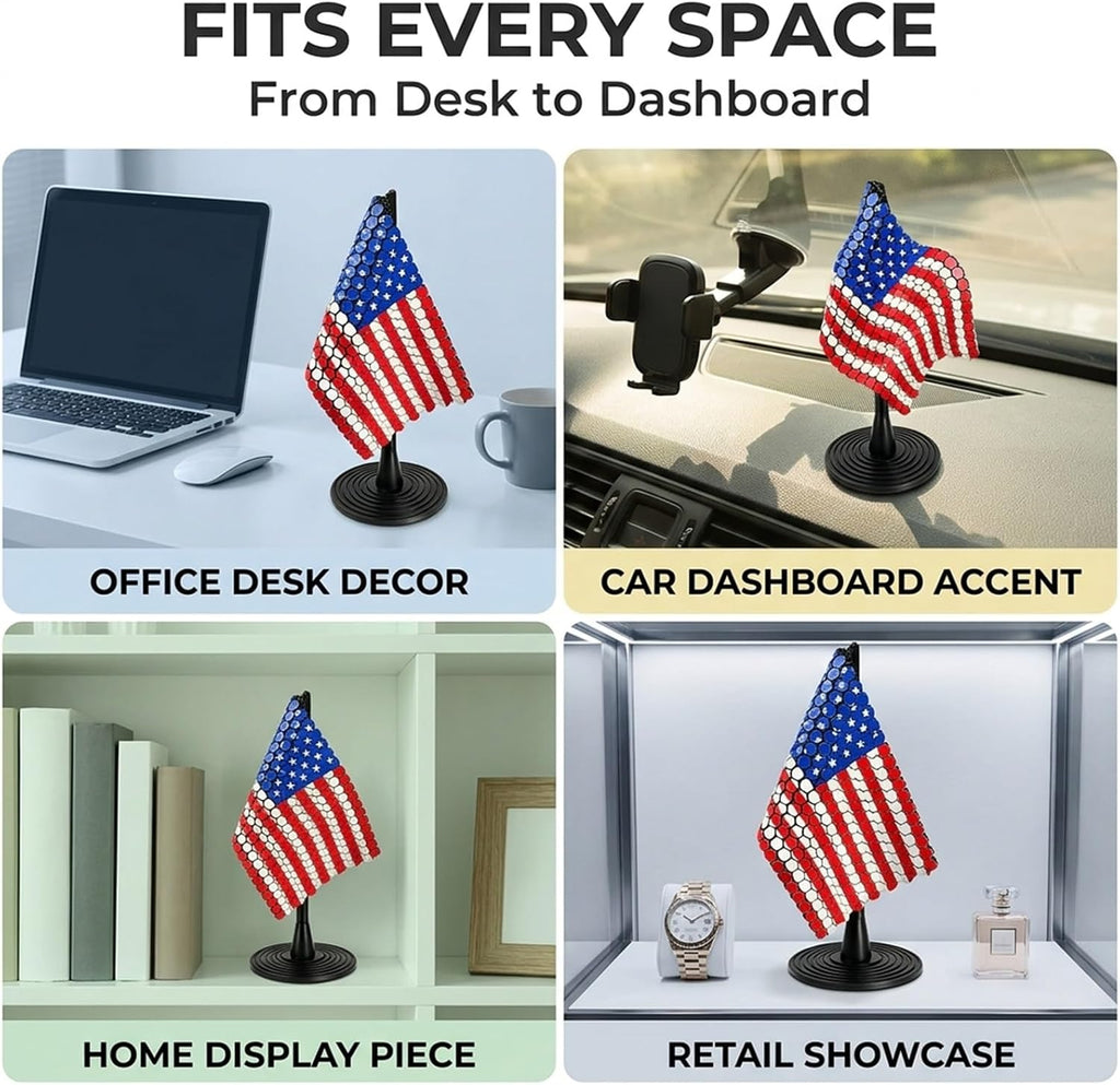 3D-Printed Flag Desktop Ornament