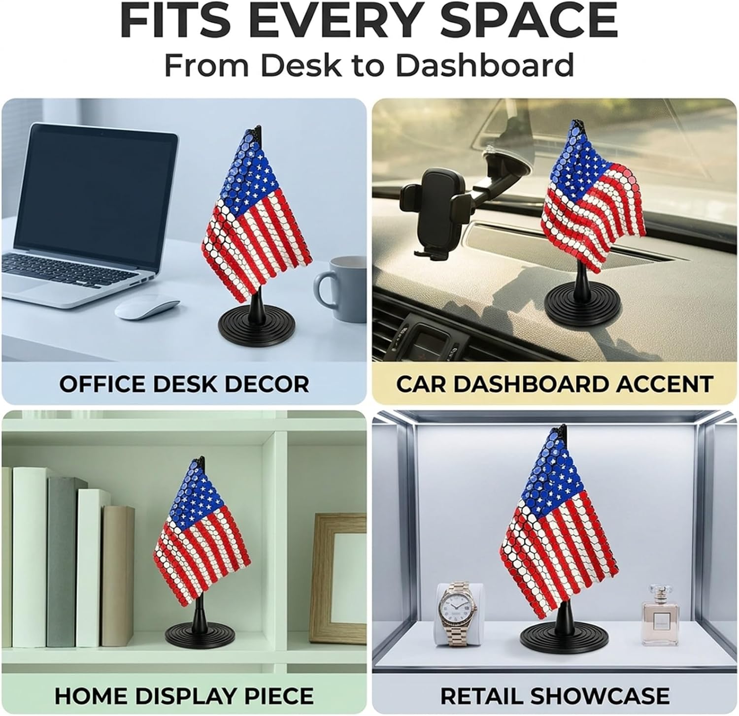 3D-Printed Flag Desktop Ornament