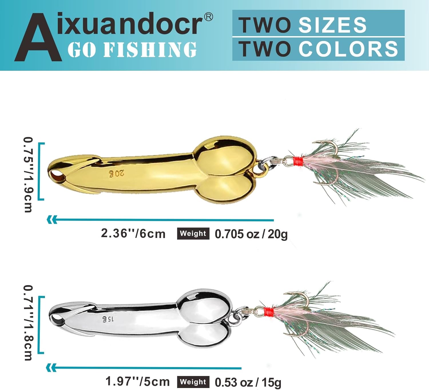 4pcs Fishing Bait Gag Gifts
