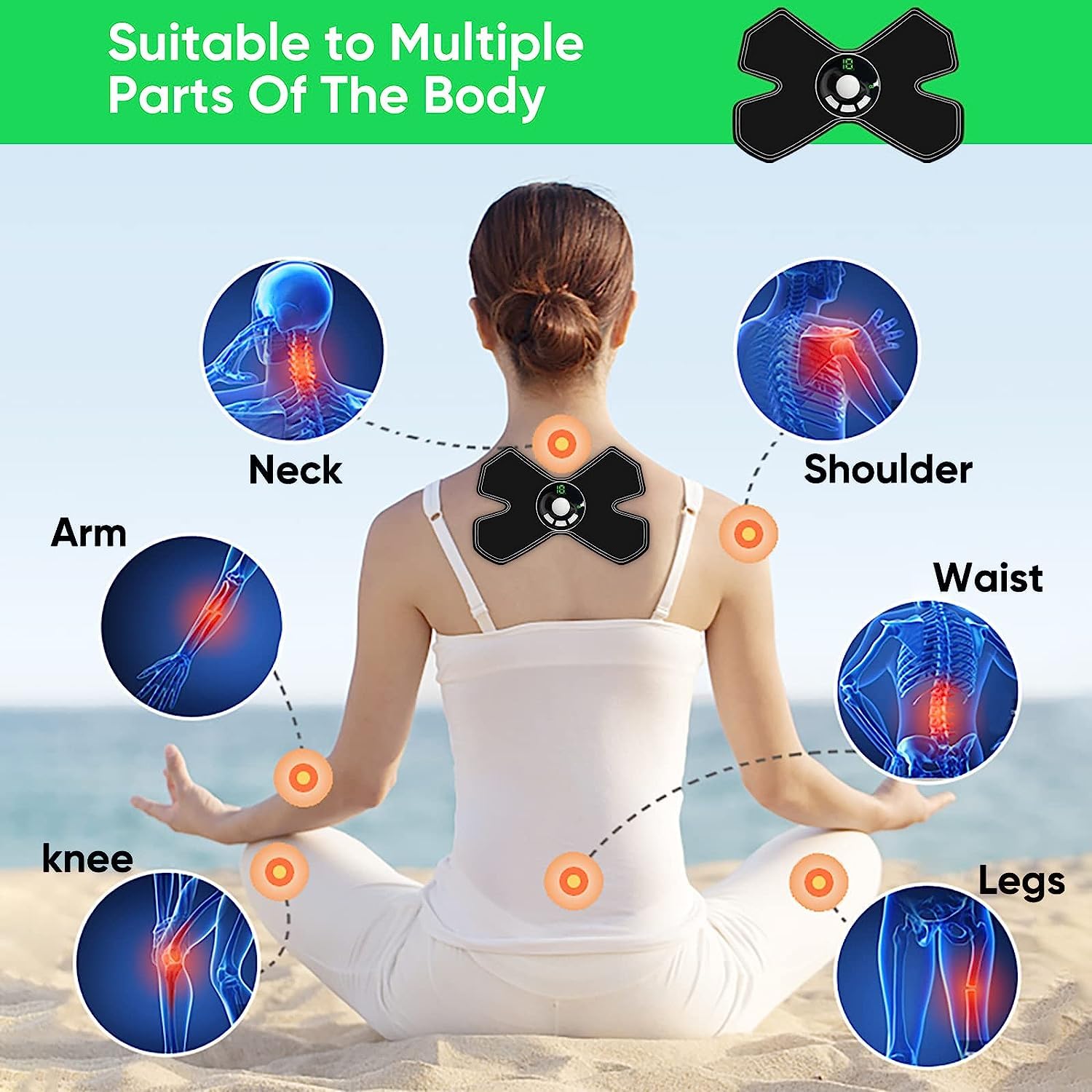 Smart massage patch