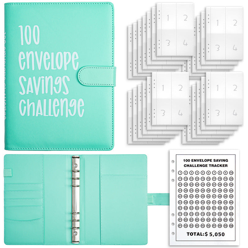 100 Envelope Savings Challenge -- Notebook