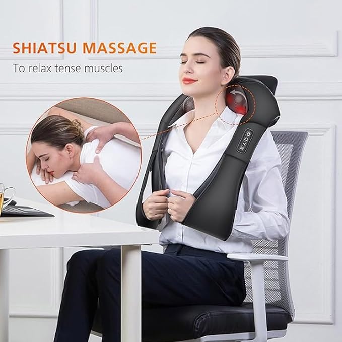 Massage instrument cervical kneading