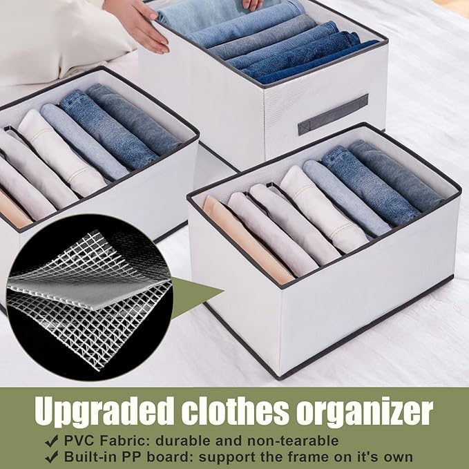 Upgraded Clothes Drawer Organizer