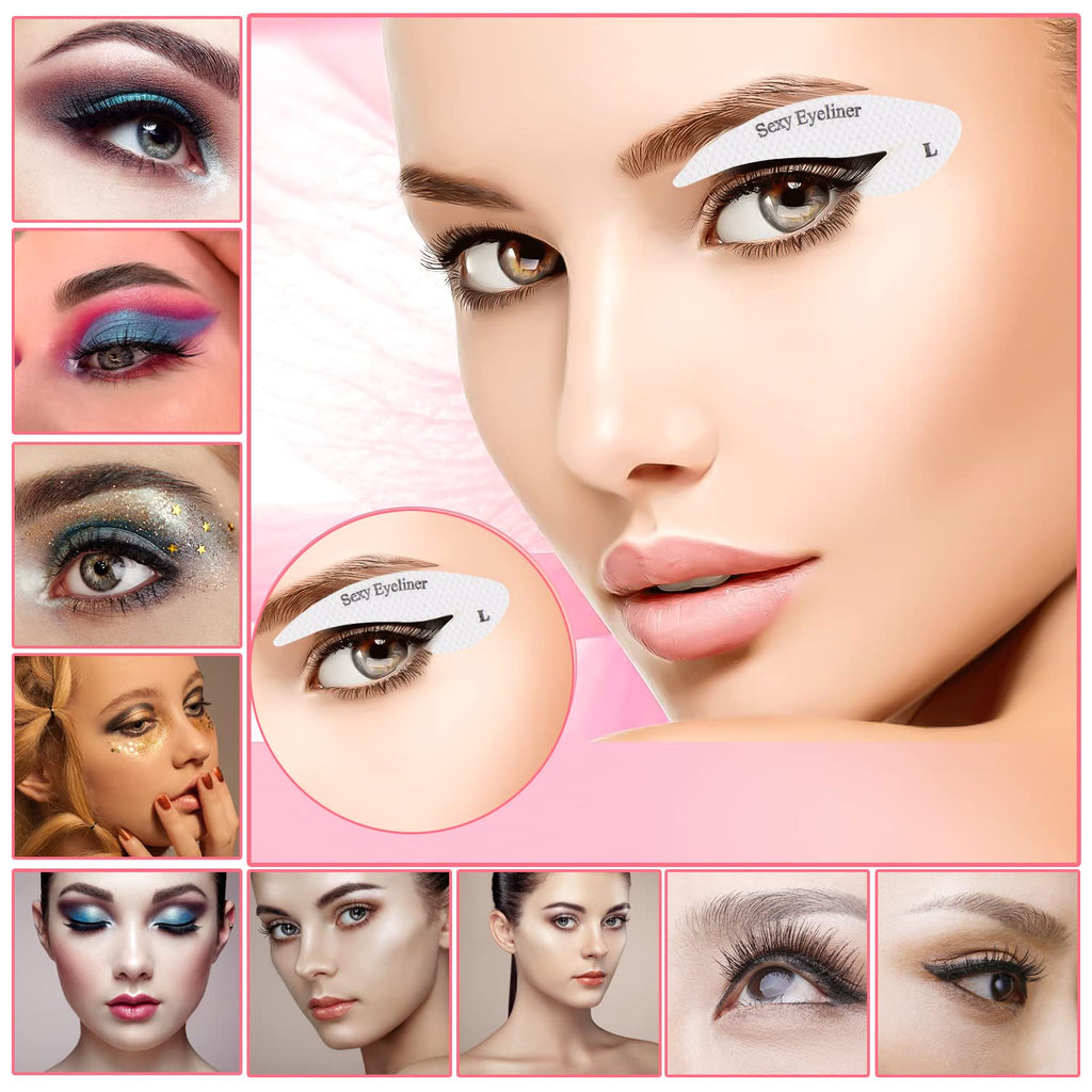 New Eyeshadow/Eyeliner Makeup Template Stickers
