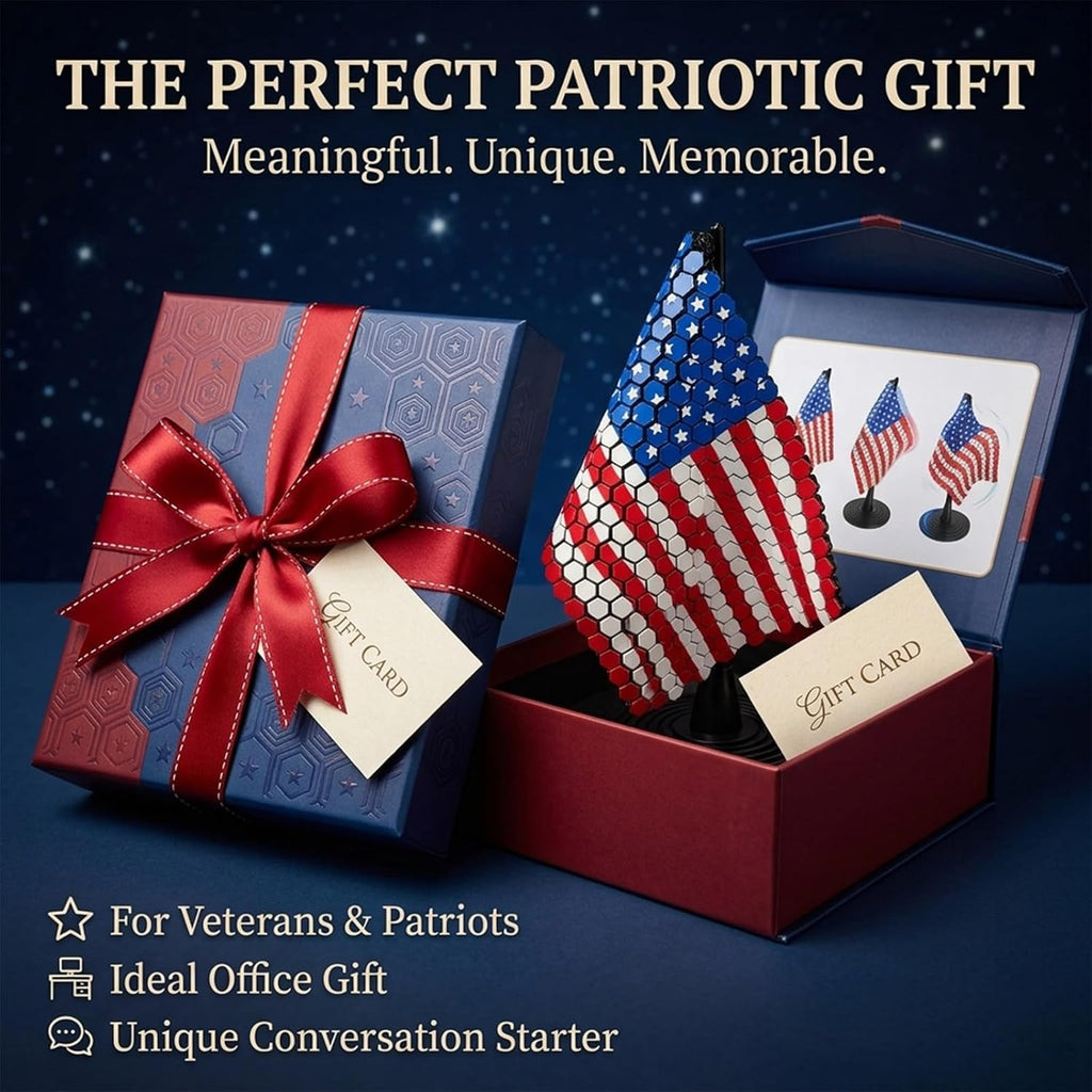 3D-Printed Flag Desktop Ornament