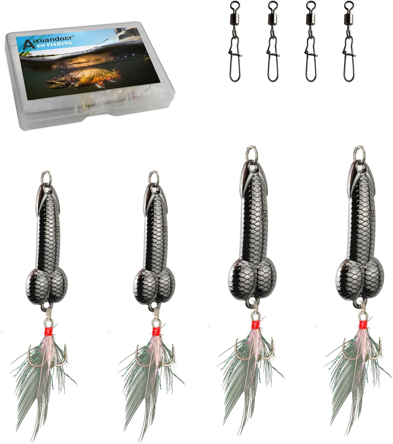 4pcs Fishing Bait Gag Gifts