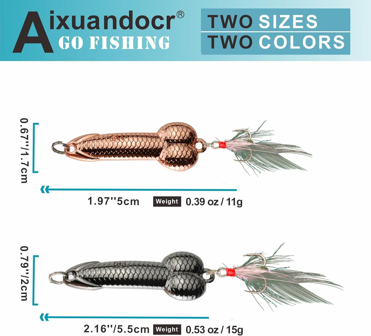 4pcs Fishing Bait Gag Gifts