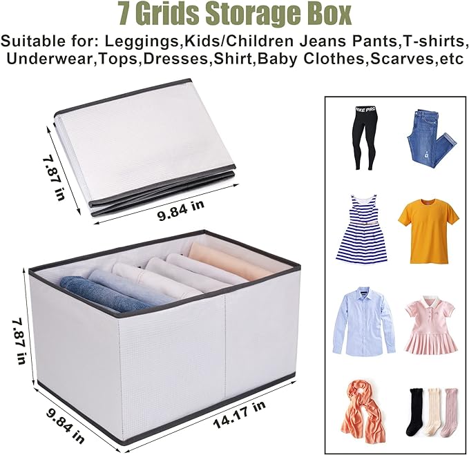 Upgraded Clothes Drawer Organizer