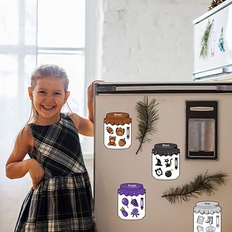 10-Piece Color Identification Magnetic Sorting Set