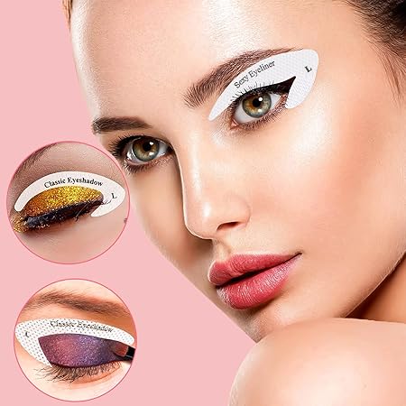 New Eyeshadow/Eyeliner Makeup Template Stickers