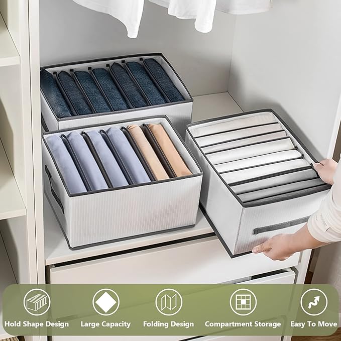 Upgraded Clothes Drawer Organizer