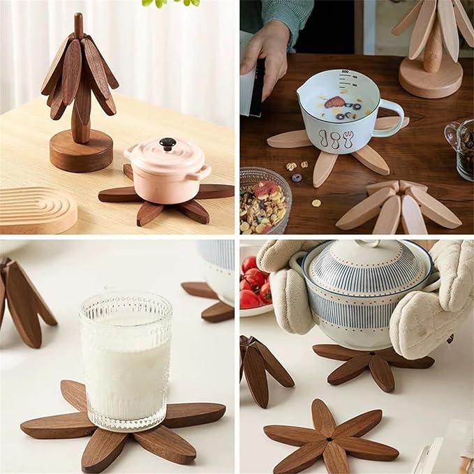 Coaster wooden table mat insulation pad