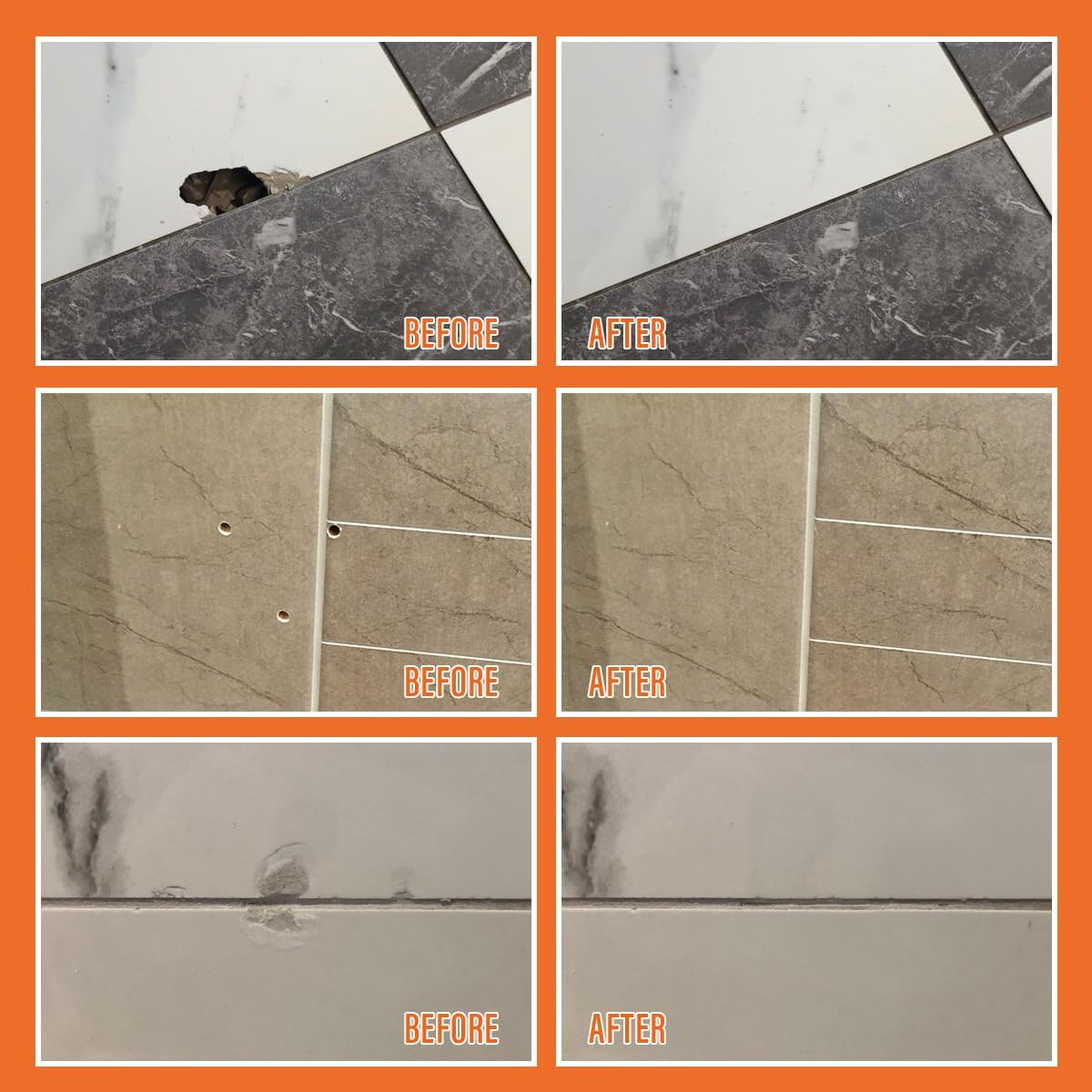 Tile repair paste（A tool kit and six colors of paint paste are included for free.）