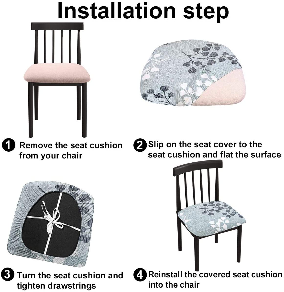 ( New Year Hot Sale- 50% Off  ) Folifoss™ Dining Room Chair Seat Covers