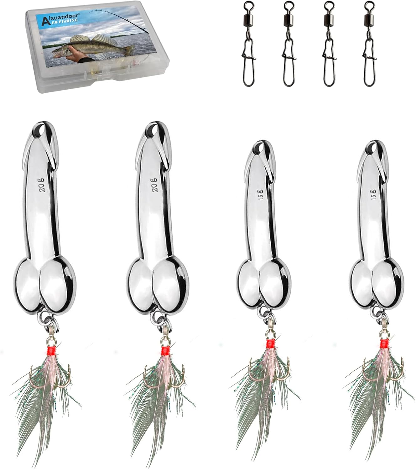 4pcs Fishing Bait Gag Gifts