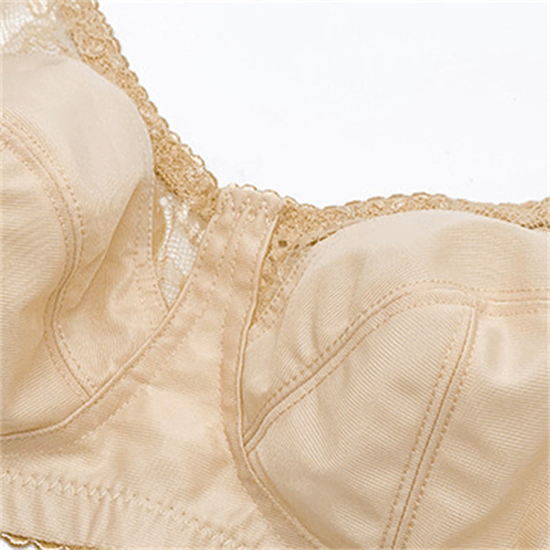 Sheer Lace Wide Strap Bra
