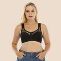 Sheer Lace Wide Strap Bra