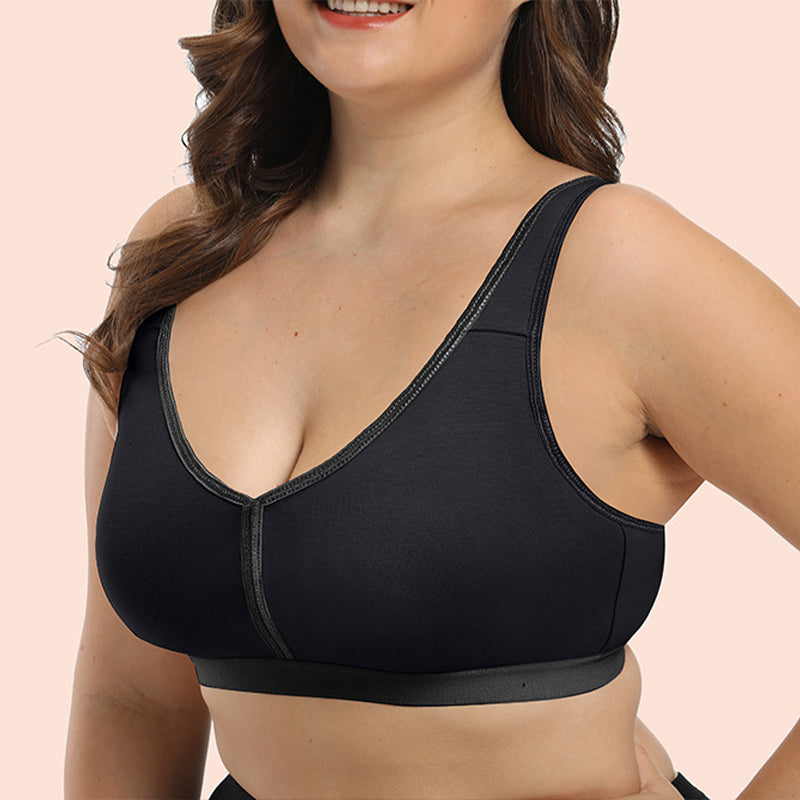 No Underwire Seamless Push Up Bra