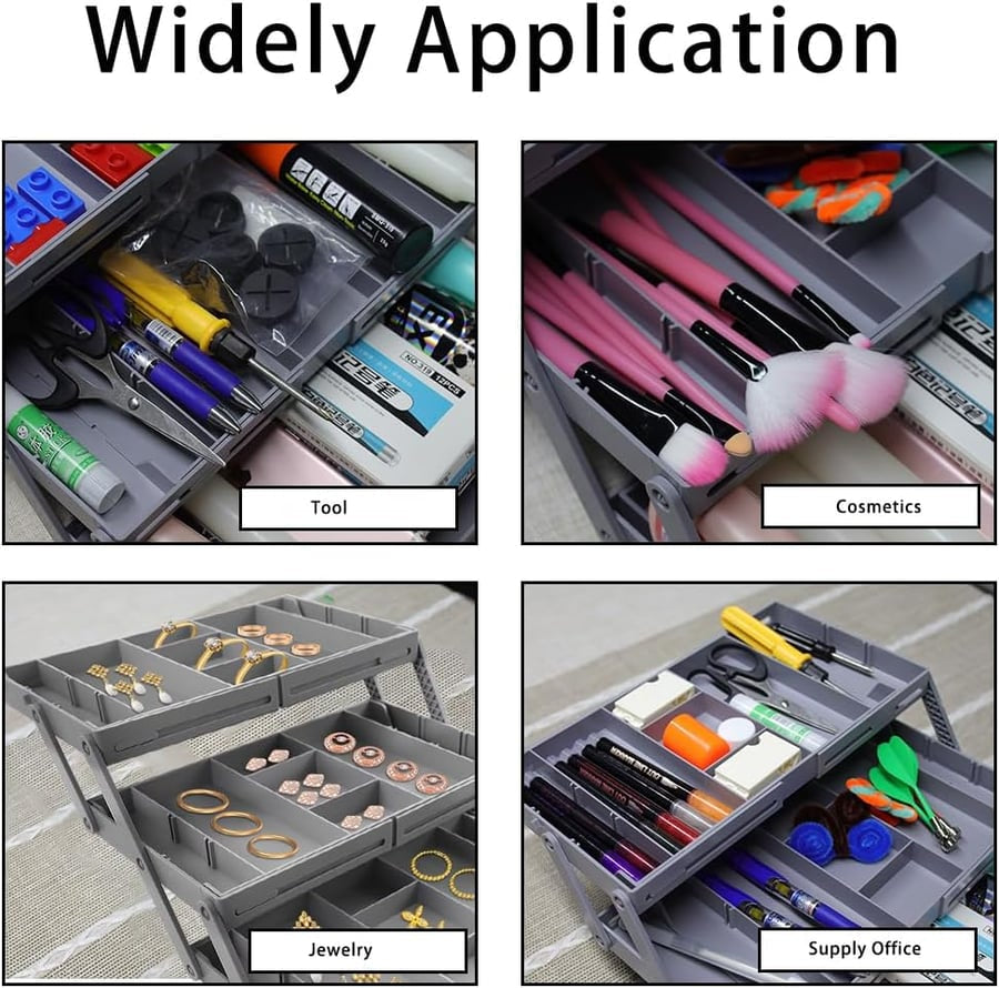 Single-layer multi-layer smart drawer organizer