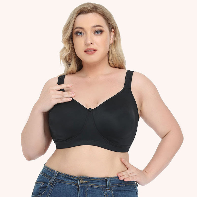 Full Cup Plus Size Glossy Bra
