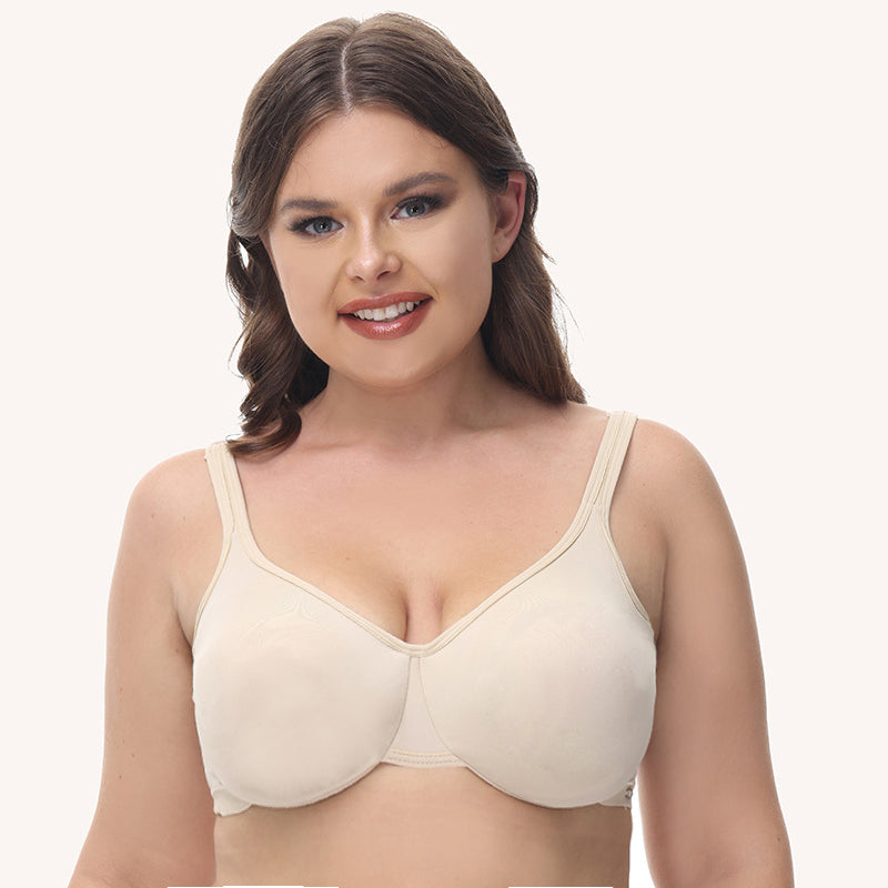 Full Cup Solid Ultra Thin Bra