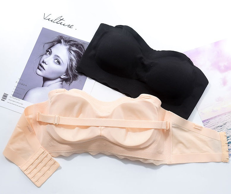 Ice Silk Non-slip Tube Top Bra