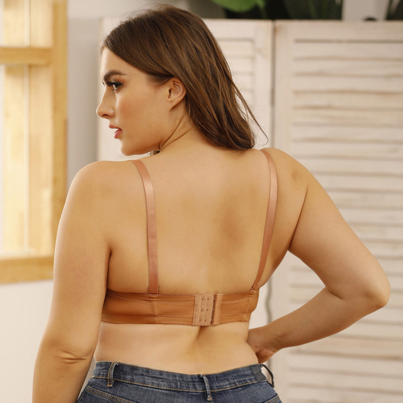 Removable Strap Plus Size Underwire Bra