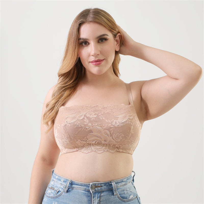 Tube Top Thin Lace Bra