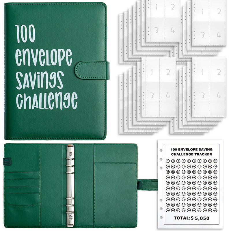 100 Envelope Savings Challenge -- Notebook