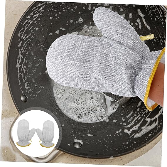 Steel Wire Dishwashing Gloves 1 Pair