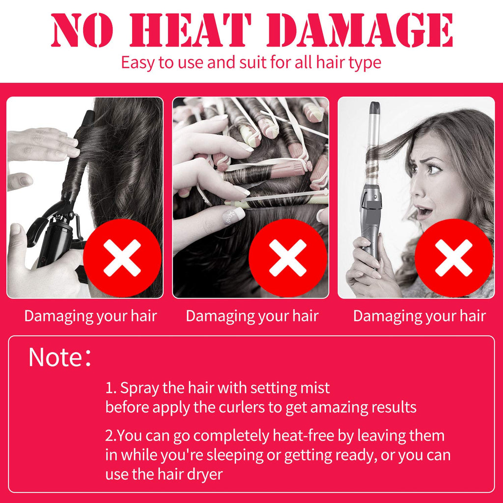 Water wave magic curling iron does not damage hair