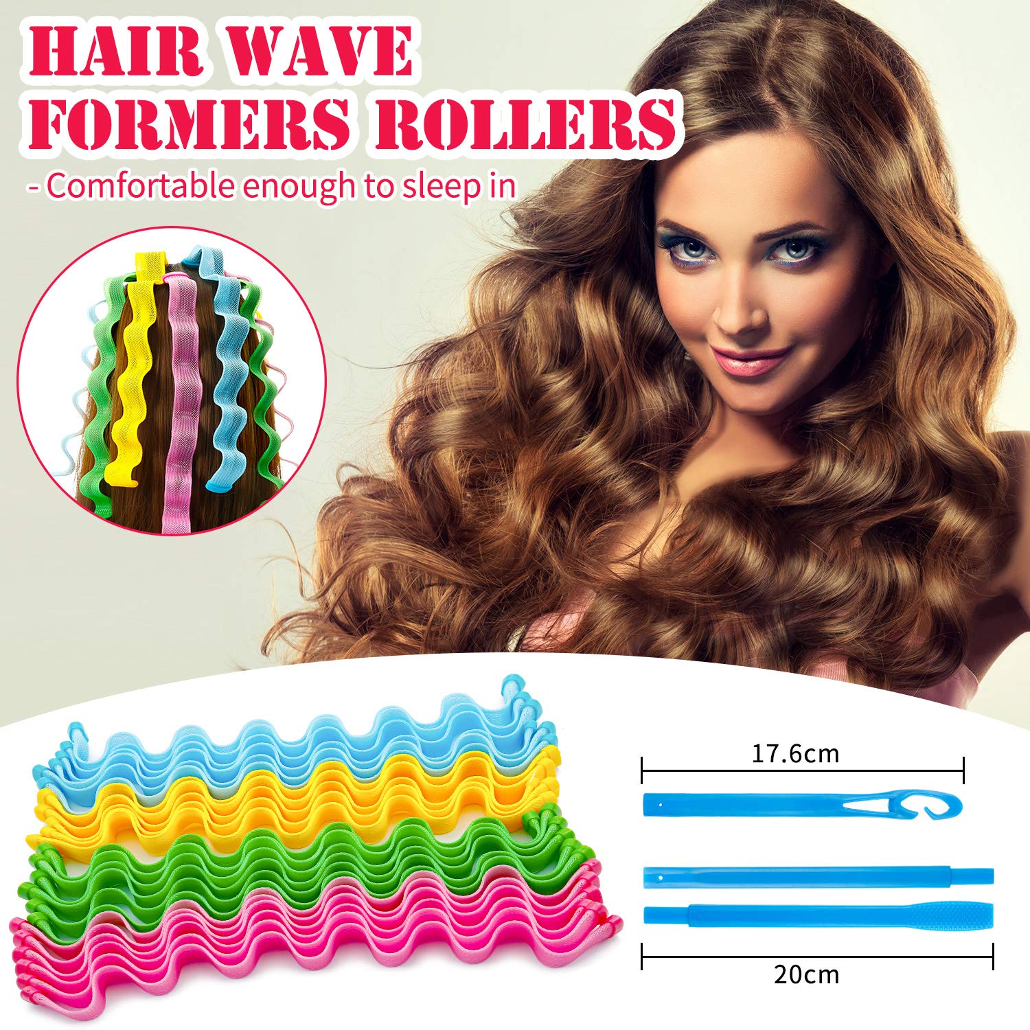 Water wave magic curling iron does not damage hair