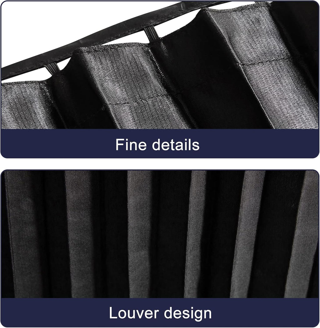 Sun Protection Magnetic Pull-Up Curtain Fabric for Car Use