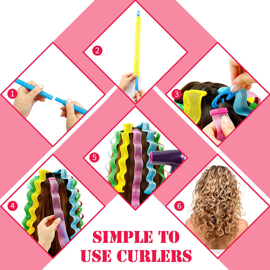 Water wave magic curling iron does not damage hair